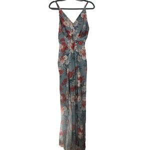 L'Atiste Women's Floral Jumpsuit Size S Garden Party Resort Wear Coquette Festiv
